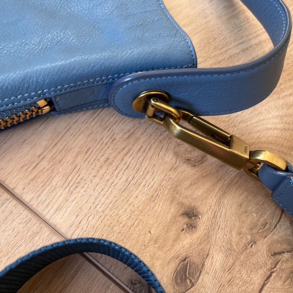 Fossil Maya Hobo Crossbody Faded Indigo - Picture 9 of 14